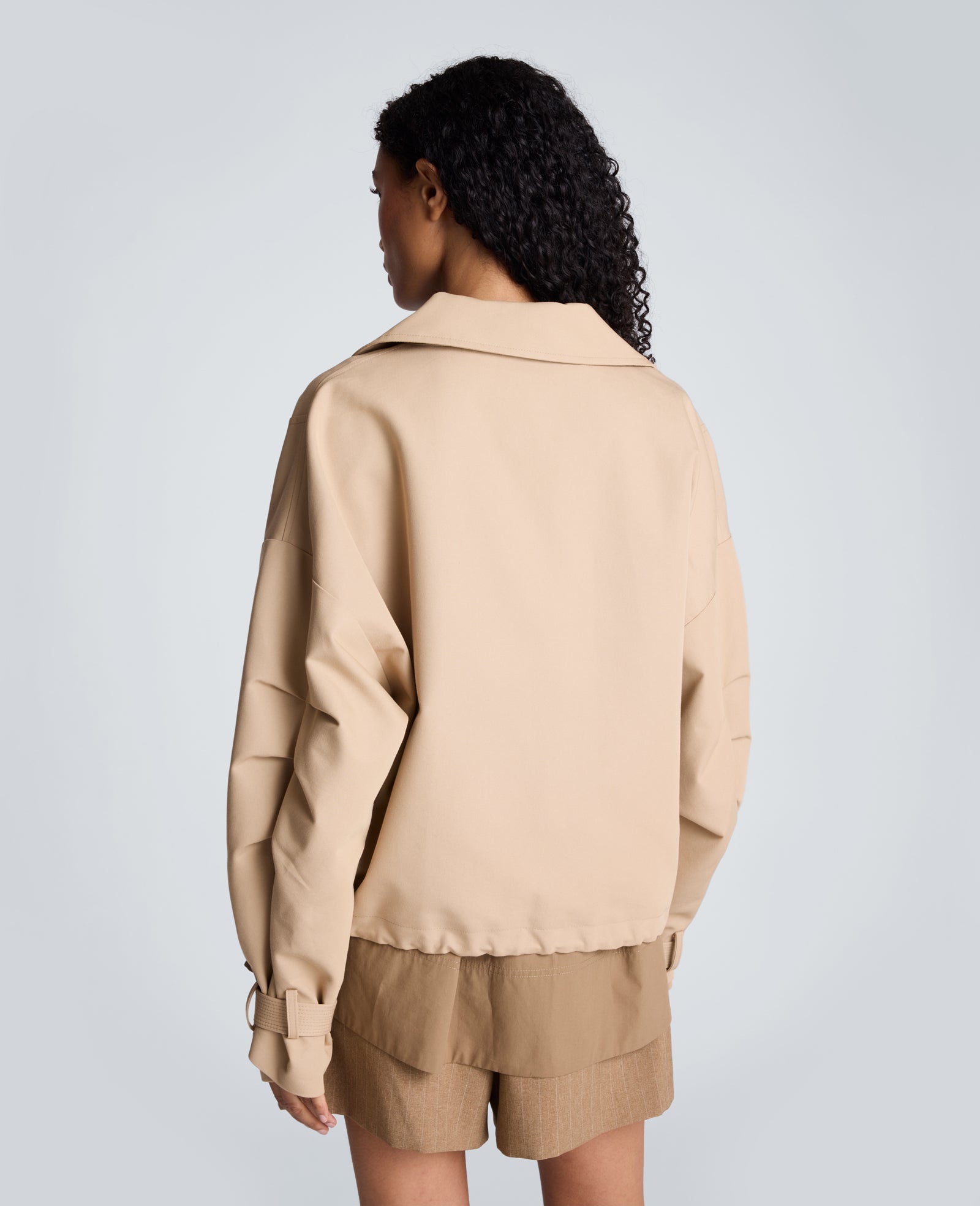Kenneth Cole Reaction Clothing Boxy Moto Trench trench Farro