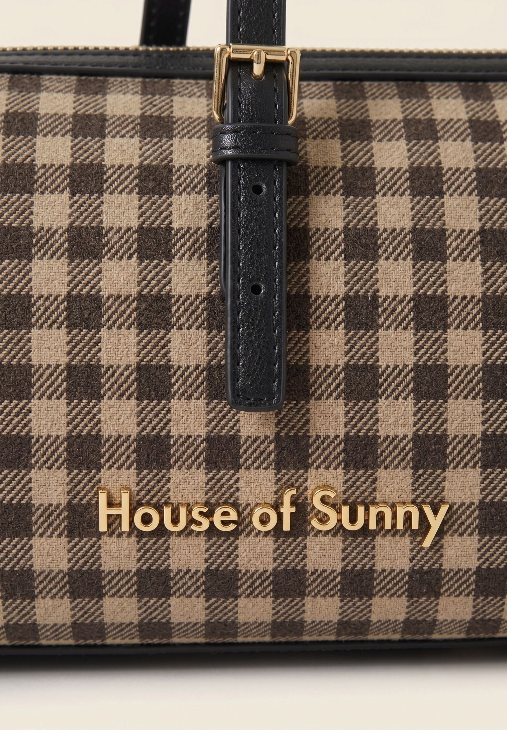 House Of Sunny Womens Bags THE GINGHAM SHIRLEY BAG borsa vegan
