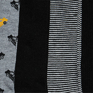 Kenneth Cole Reaction Clothing Taxi Crew Sock 4-Pack calzini neri 4 paia