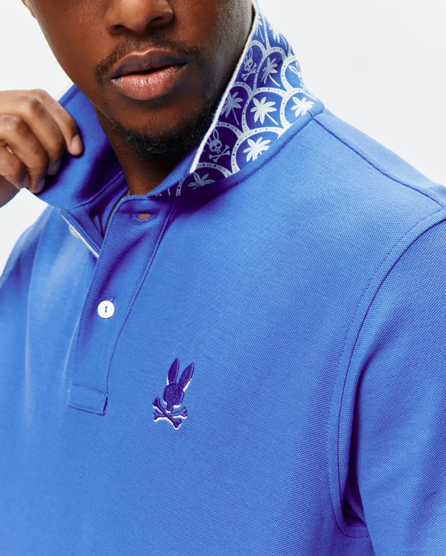Psycho Bunny Men's Polos Men's Brad Pique Polo MT0100193 polo blu
