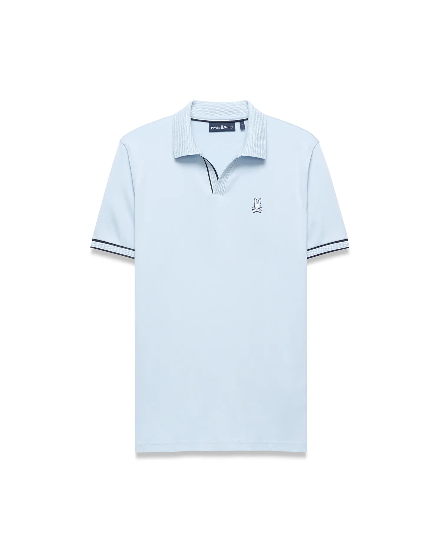 Psycho Bunny Men's Polos Nasser Pima Johnny Polo polo azzurra