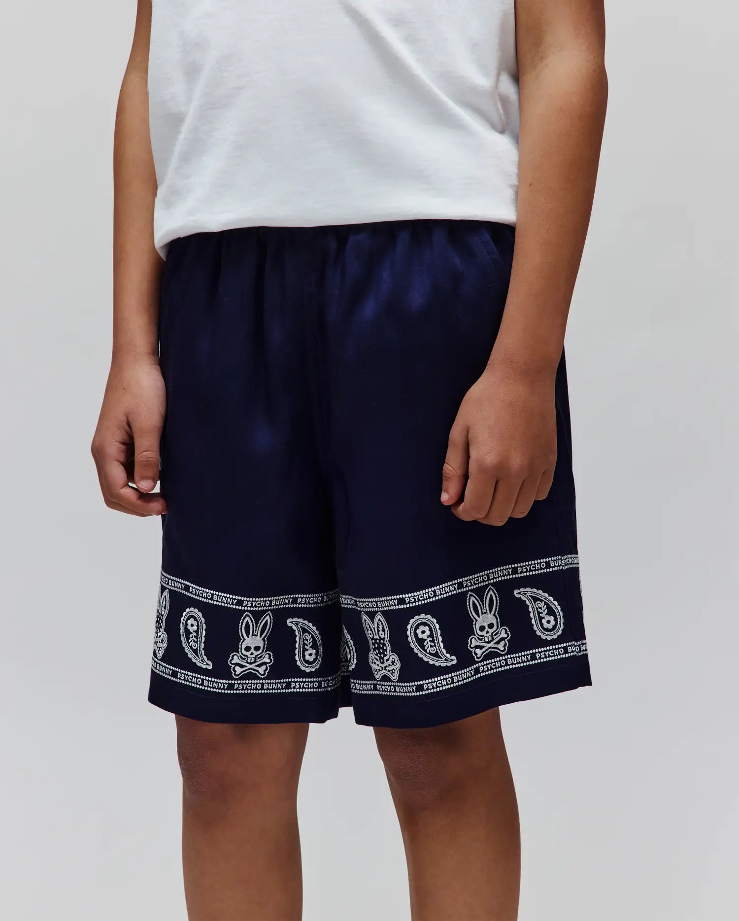 Psycho Bunny Kids Bottoms KIDS LUKE TENCEL SHORT 3 1/2"- 7 1/4" KB0700005 bermuda blu in Tencel