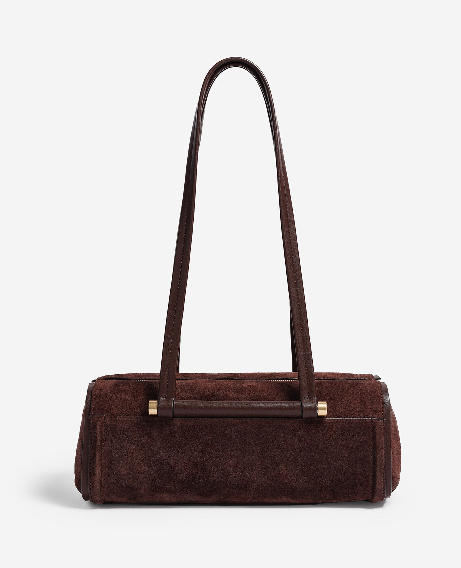 Kenneth Cole Reaction Highline East West borsa a spalla cioccolato in pelle scamosciata