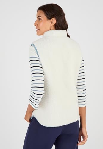 Damart Prêt-à-porter giacca smanicata reversibile donna 38-40