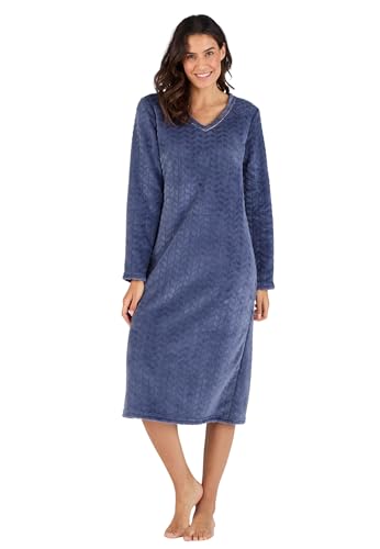 Damart Homewear camicia da notte Thermolactyl maglia rilegata XS