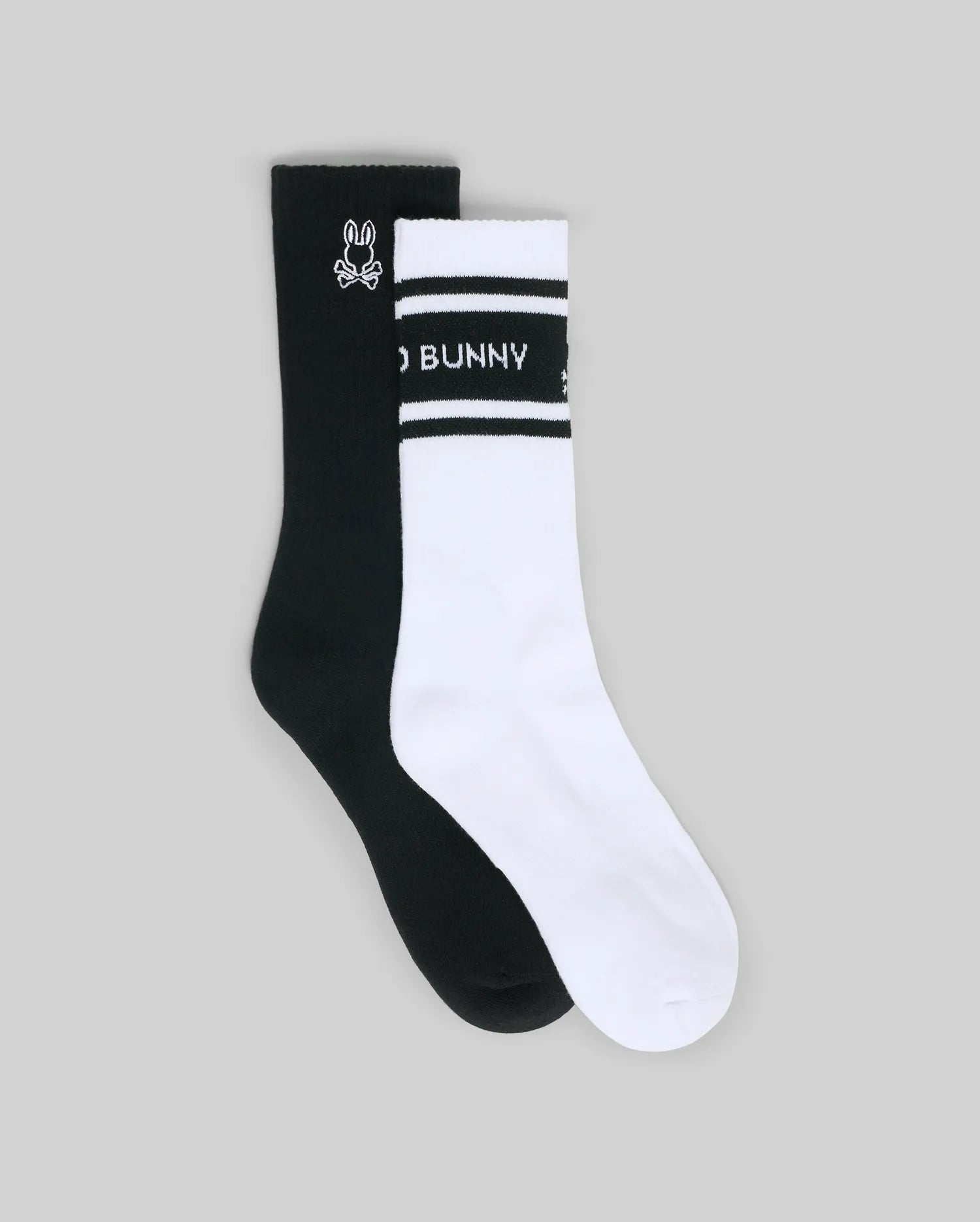 Psycho Bunny Accessories Men's 2 Pack Sport Sock calze sportive nere 2 paia