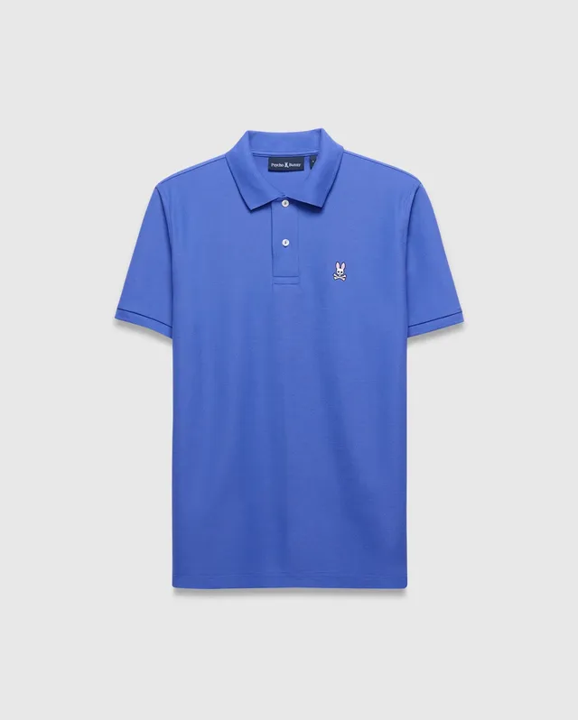 Psycho Bunny Men's Polos MENS CLASSIC PIQUE POLO B6K001F200 polo Amparo Blue