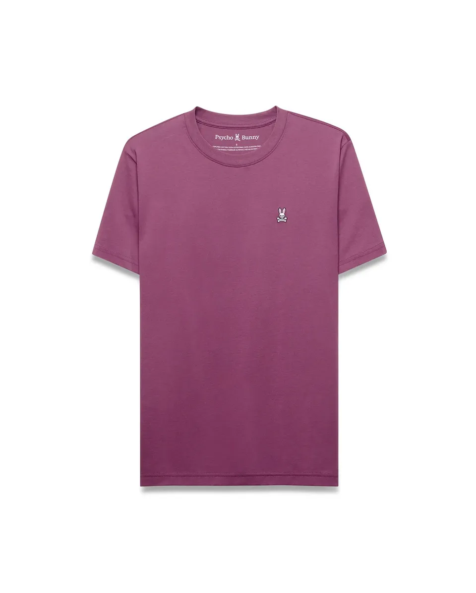 Psycho Bunny Men's Tees Classic Crew Neck Tee B6U014F200 maglietta viola XXS