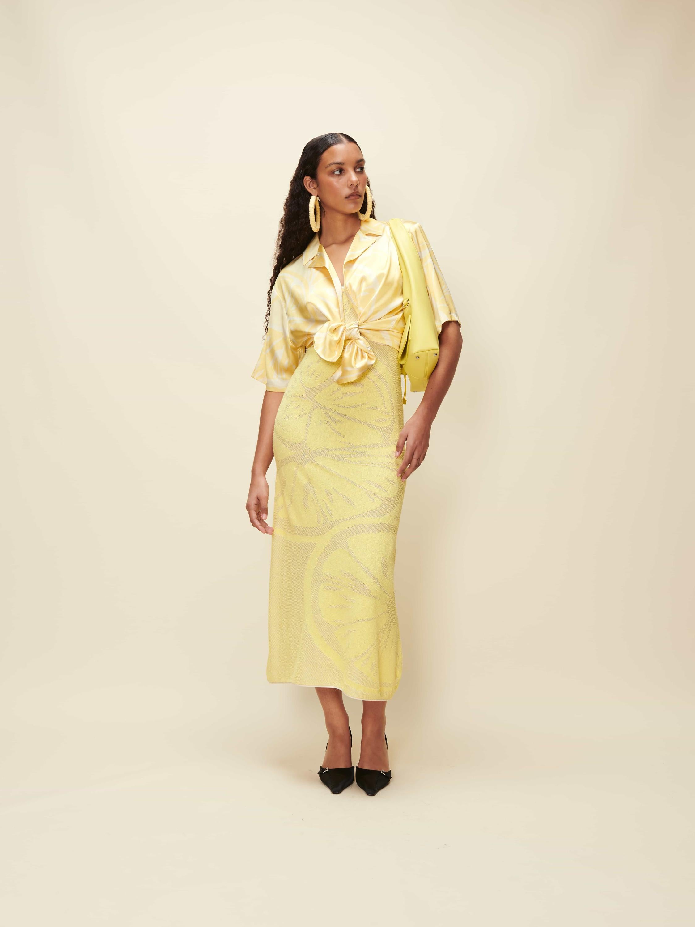 House Of Sunny Women's Shirts SLICED LEMONS SHIRT camicia limoni oversize