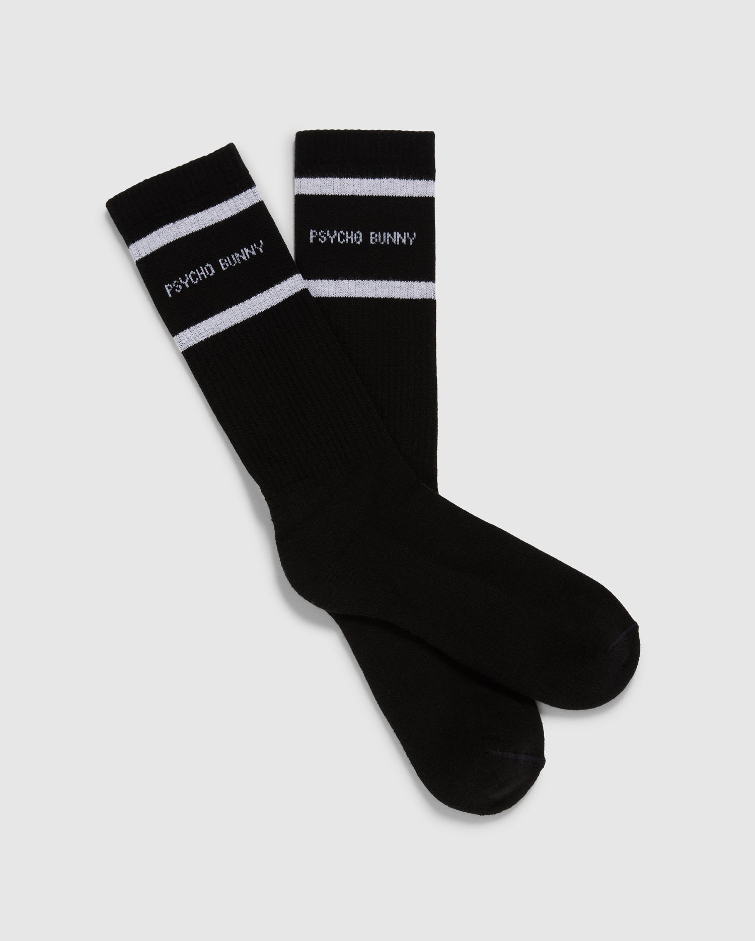 Psycho Bunny Accessories Mens 3 Pack Sport Sock B6F997D200 calze nere 3 paia