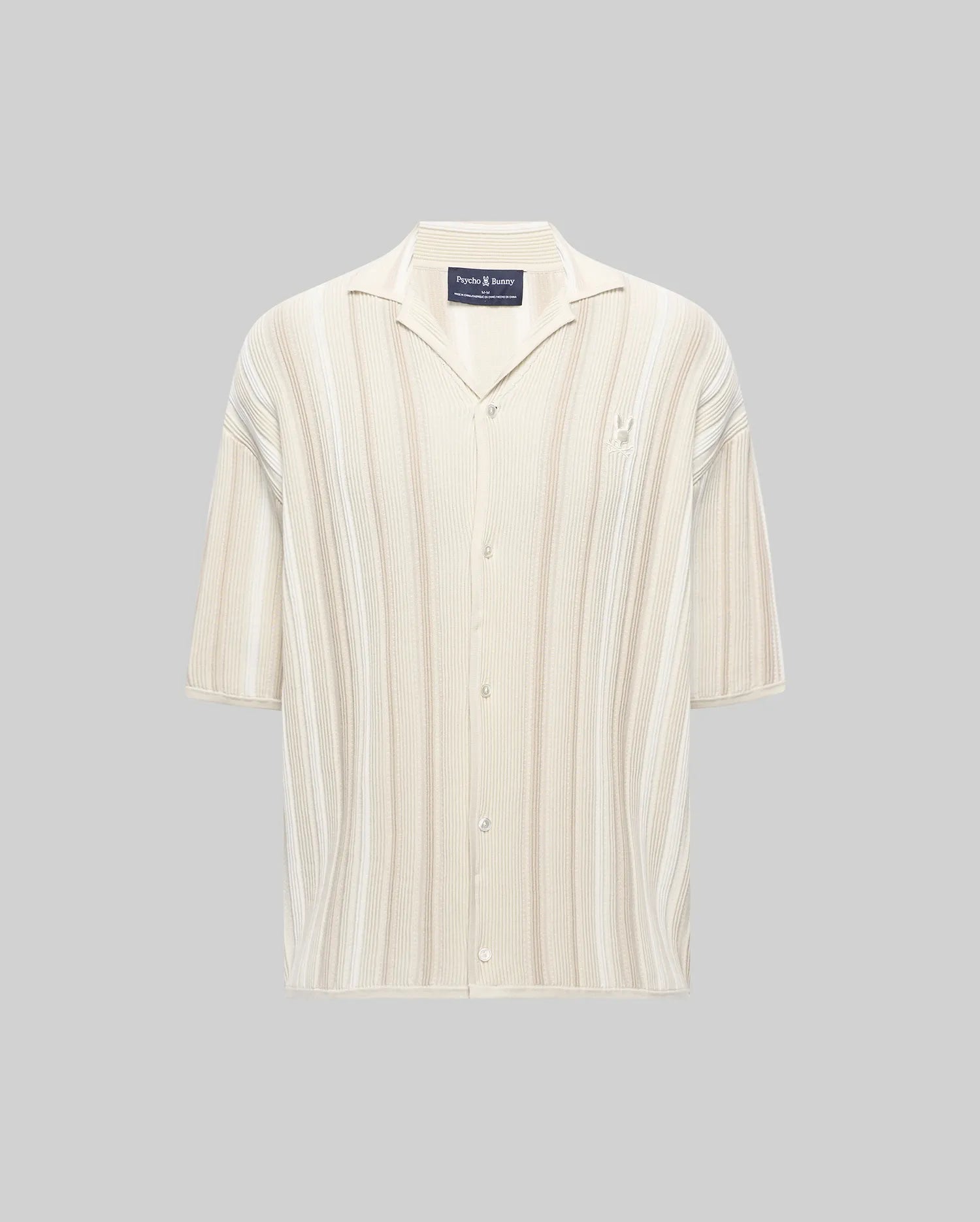 Psycho Bunny Men's Shirts Cliff Shirt camicia Pristine in cotone