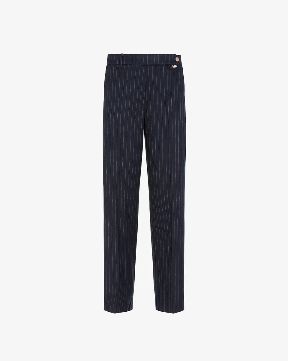 Markup Donna Jeans & Pantaloni Pantalone straight in tessuto gessato