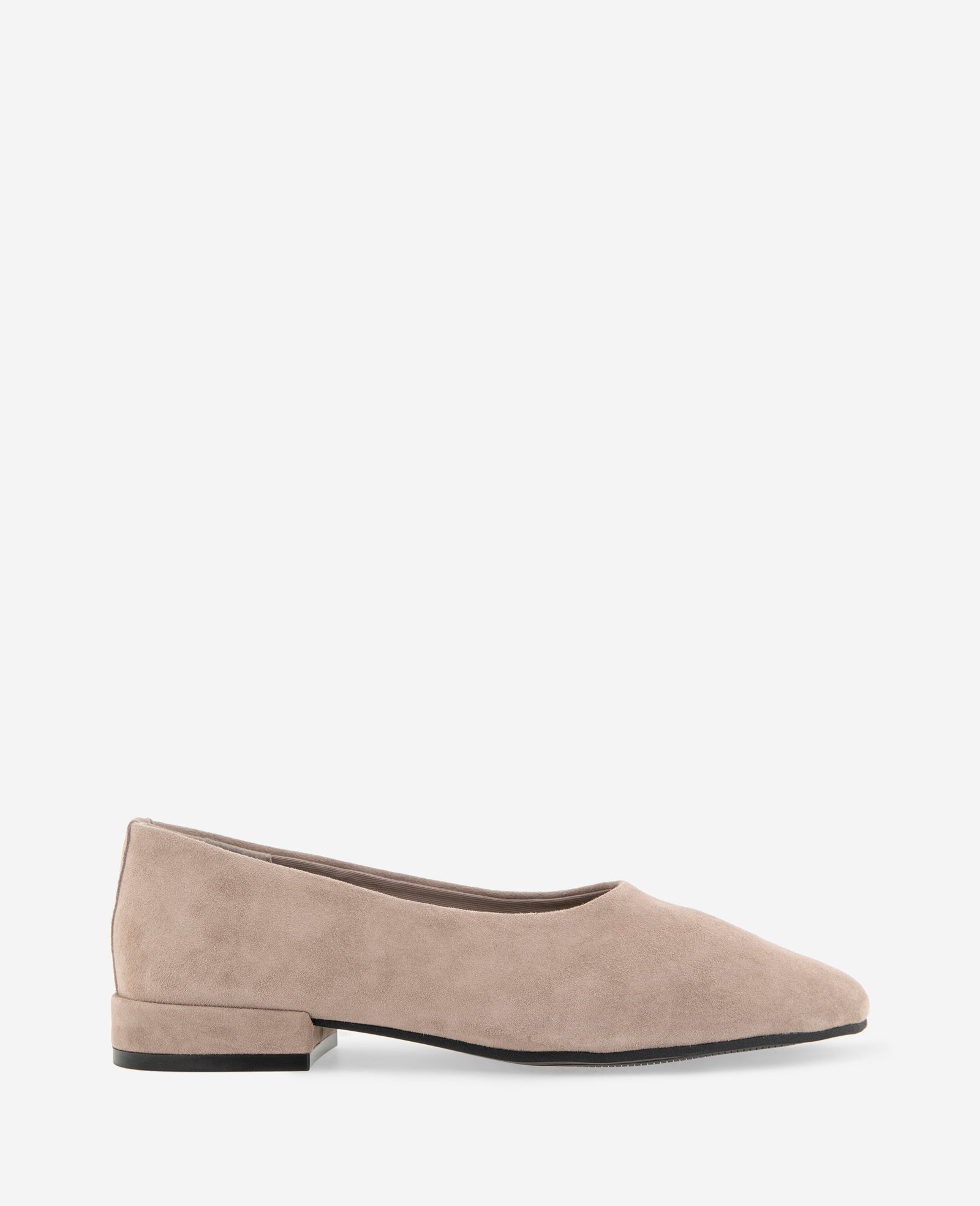 Kenneth Cole Reaction Shoes Garland Kid Suede Flat ballerina mocha meringue pelle