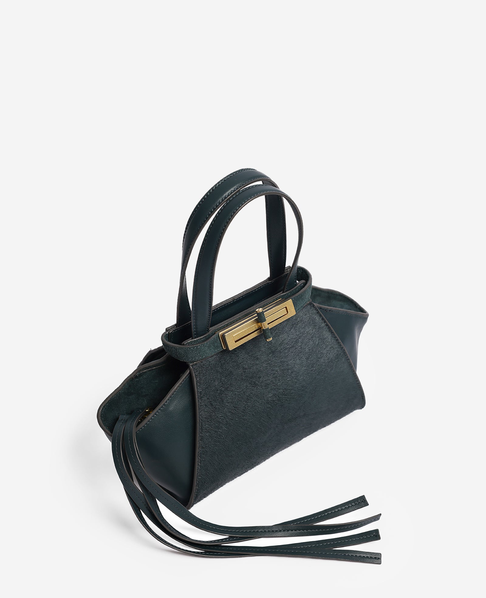 Kenneth Cole Reaction Crosby Small Satchel borsa a tracolla verde Loden