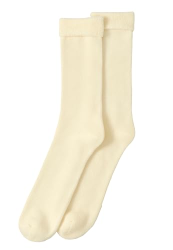 Damart Thermolactyl Calzini Maille Jersey bouclette ecru