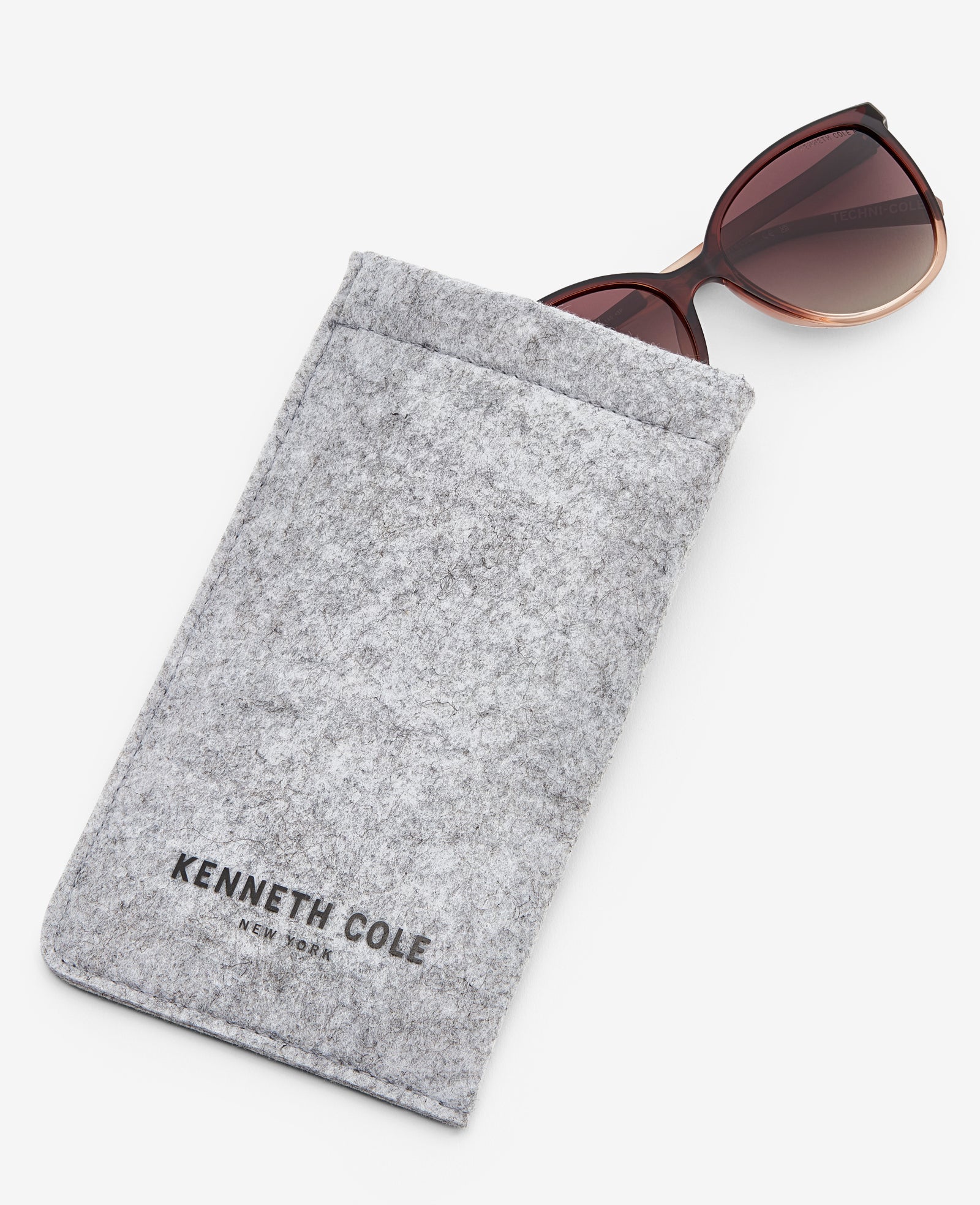 Kenneth Cole Reaction Sunglasses & Eyewear Square Ultem occhiali da sole marroni