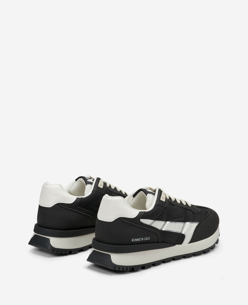 Kenneth Cole Reaction Shoes Pryor Sneaker uomo nera con plantare rimovibile