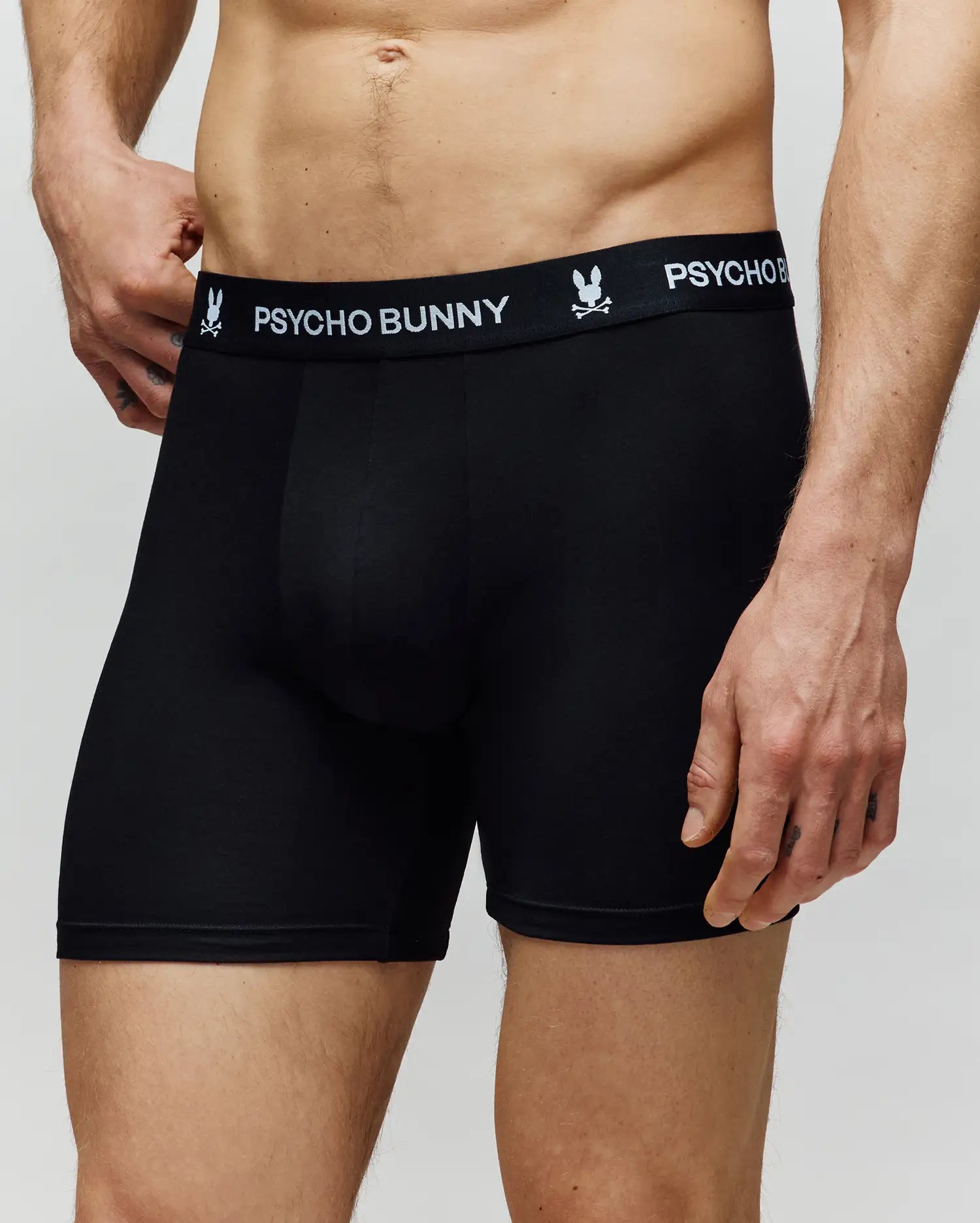Psycho Bunny Underwear MENS 3 PACK BOXER BRIEF MO1400006 boxer 3 pezzi neri