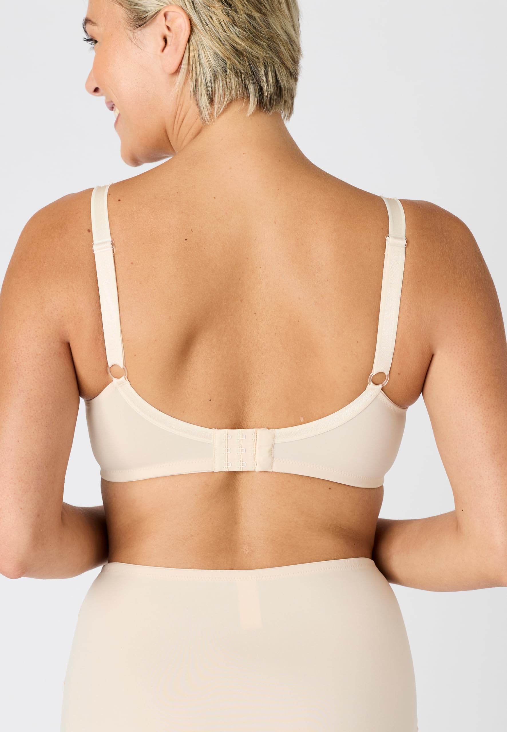 Damart Biancheria intima Reggiseno con ferretto Ricamato Bella Donna 3B marrone avorio