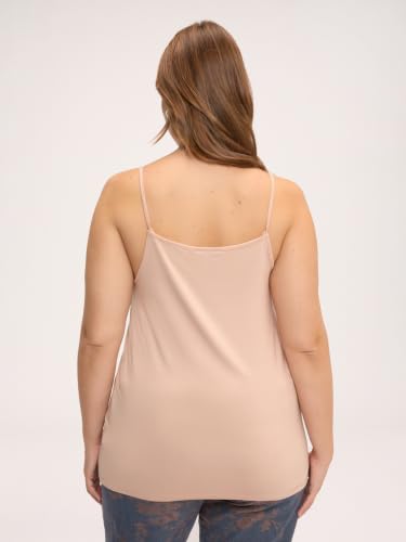 Fiorella Rubino Top e t-shirt Top in Jersey di Viscosa con Scollo a V Top XL Plus