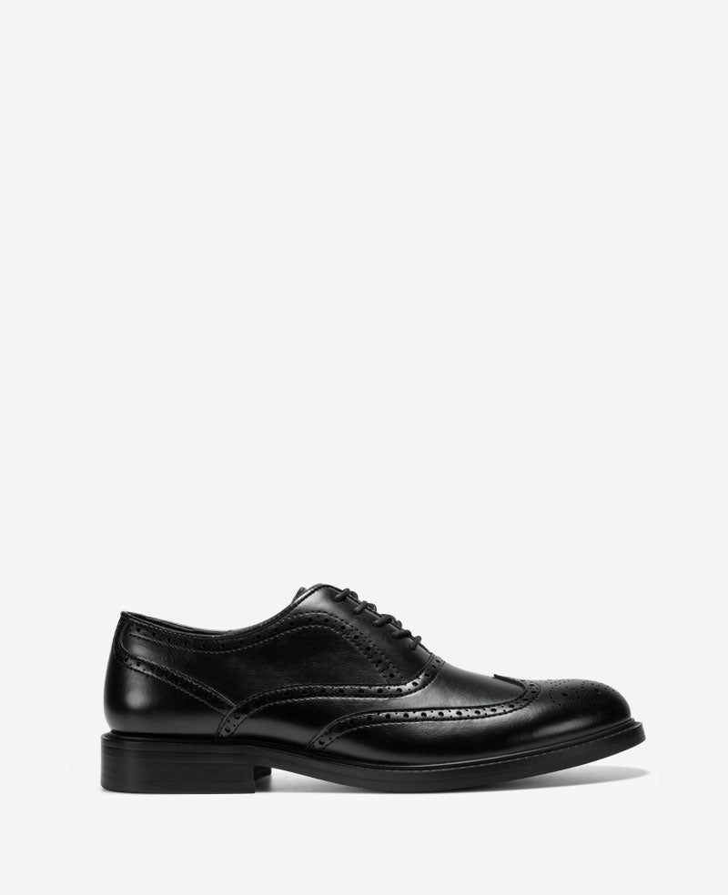 Kenneth Cole Reaction Shoes REACTION - Lance Wingtip Brogue Oxford scarpe nere