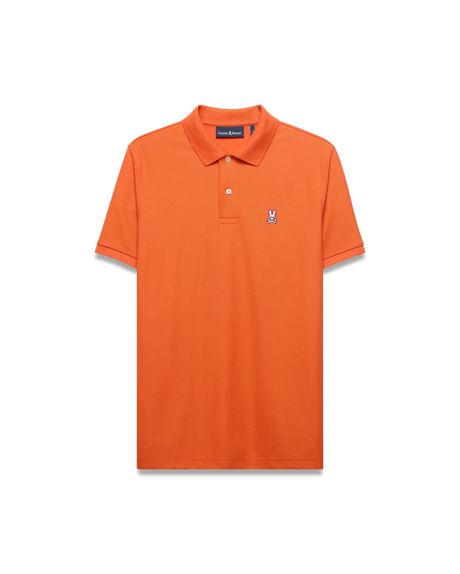 Psycho Bunny Men's Polos MEN'S CLASSIC PIMA PIQUE POLO - B6K001F200 polo arancione Pima