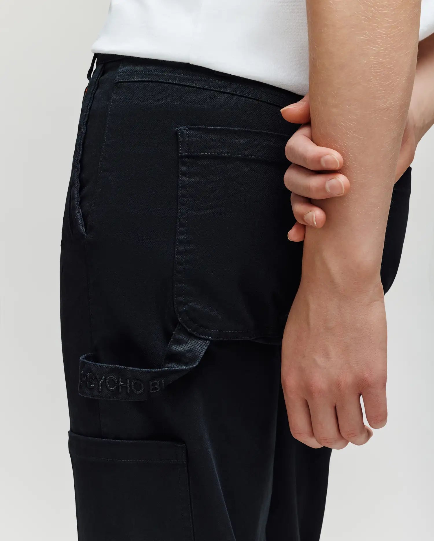 Psycho Bunny Kids Bottoms Russell Carpenter Pant pantaloni neri cargo