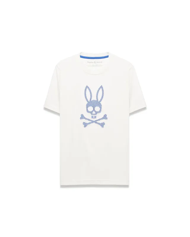 Psycho Bunny Kids Tees Stan Graphic Tee t-shirt bambino ecru grafica