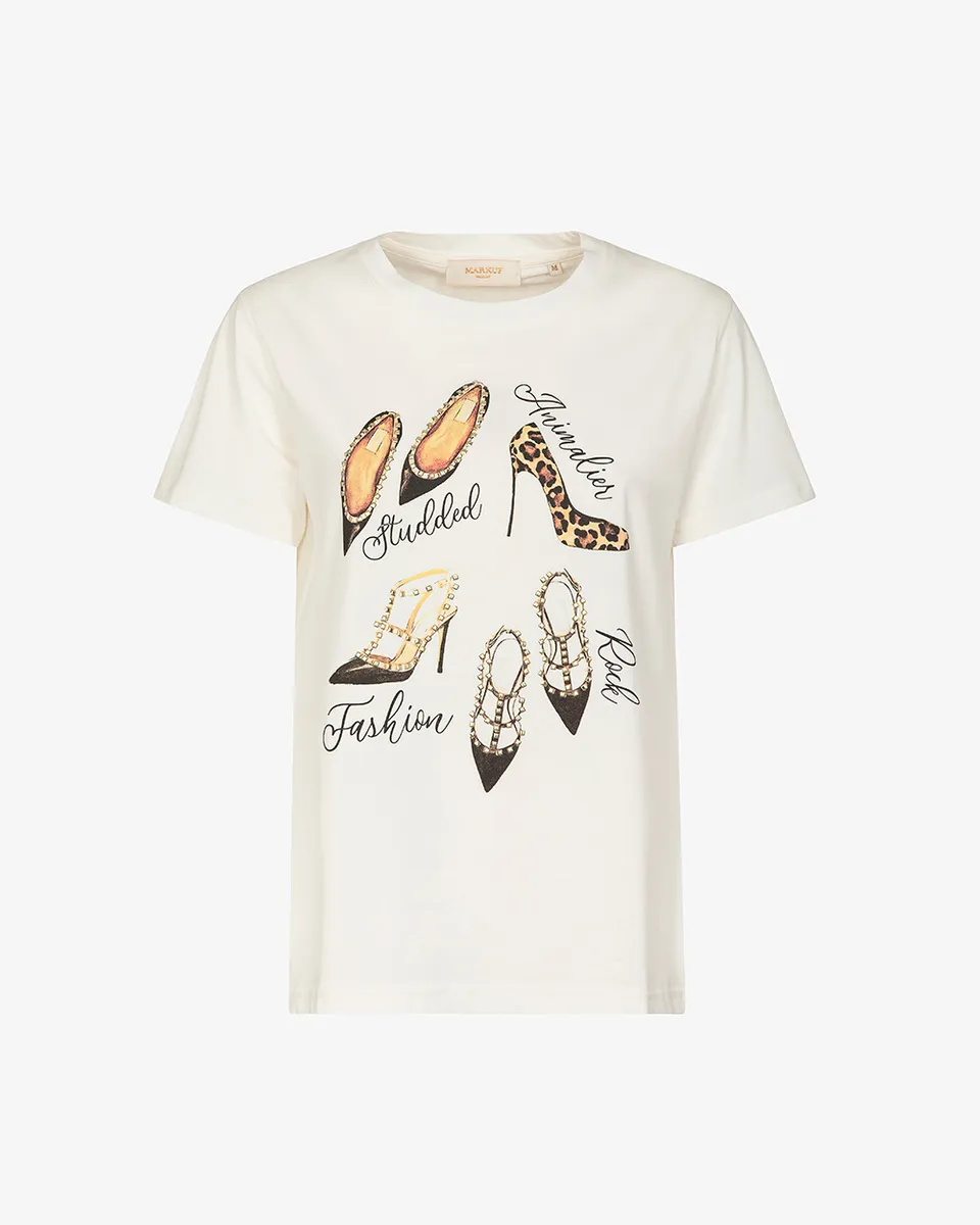 Markup Donna T-Shirt & Felpe T-shirt con stampa e strass
