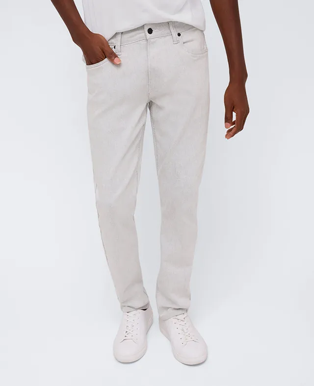 Kenneth Cole Reaction Clothing Athletic-Fit Stretch Denim Jean jeans Moore crema elasticizzati