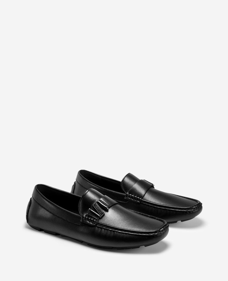 Kenneth Cole Reaction Shoes REACTION Stan Band Driving Loafer mocassino nero