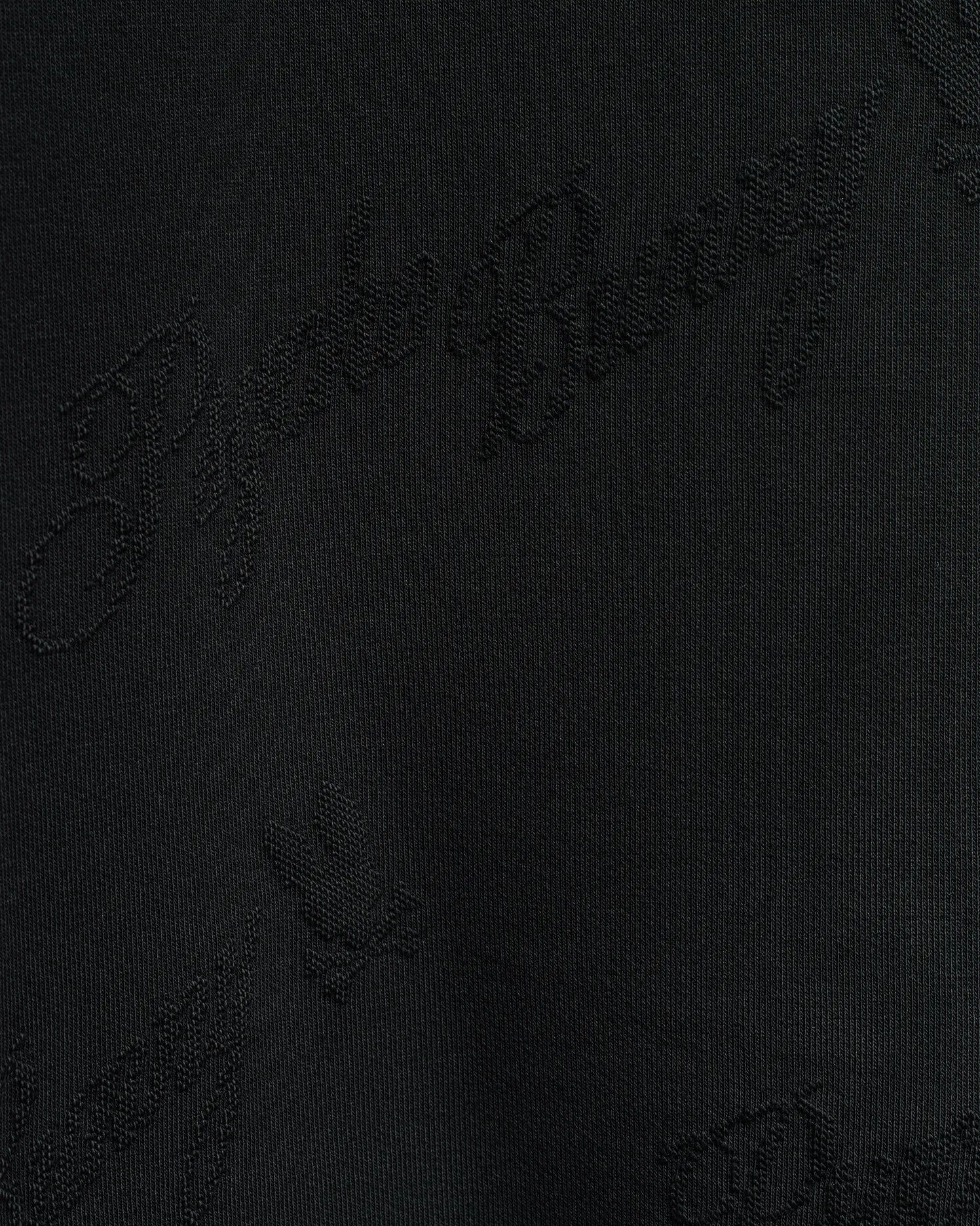 Psycho Bunny Men's Sweatshirts & Hoodies Cedrick Jacquard Sweatshirt felpa nera relaxed