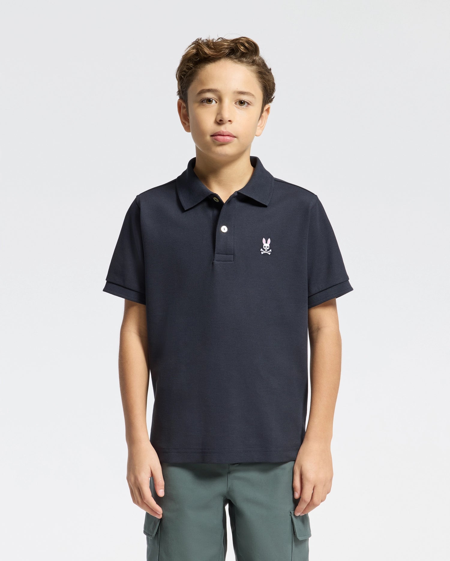 Psycho Bunny Kids Polo Shirts Kids Classic Pique Polo Shirt B0K001CRPC polo blu