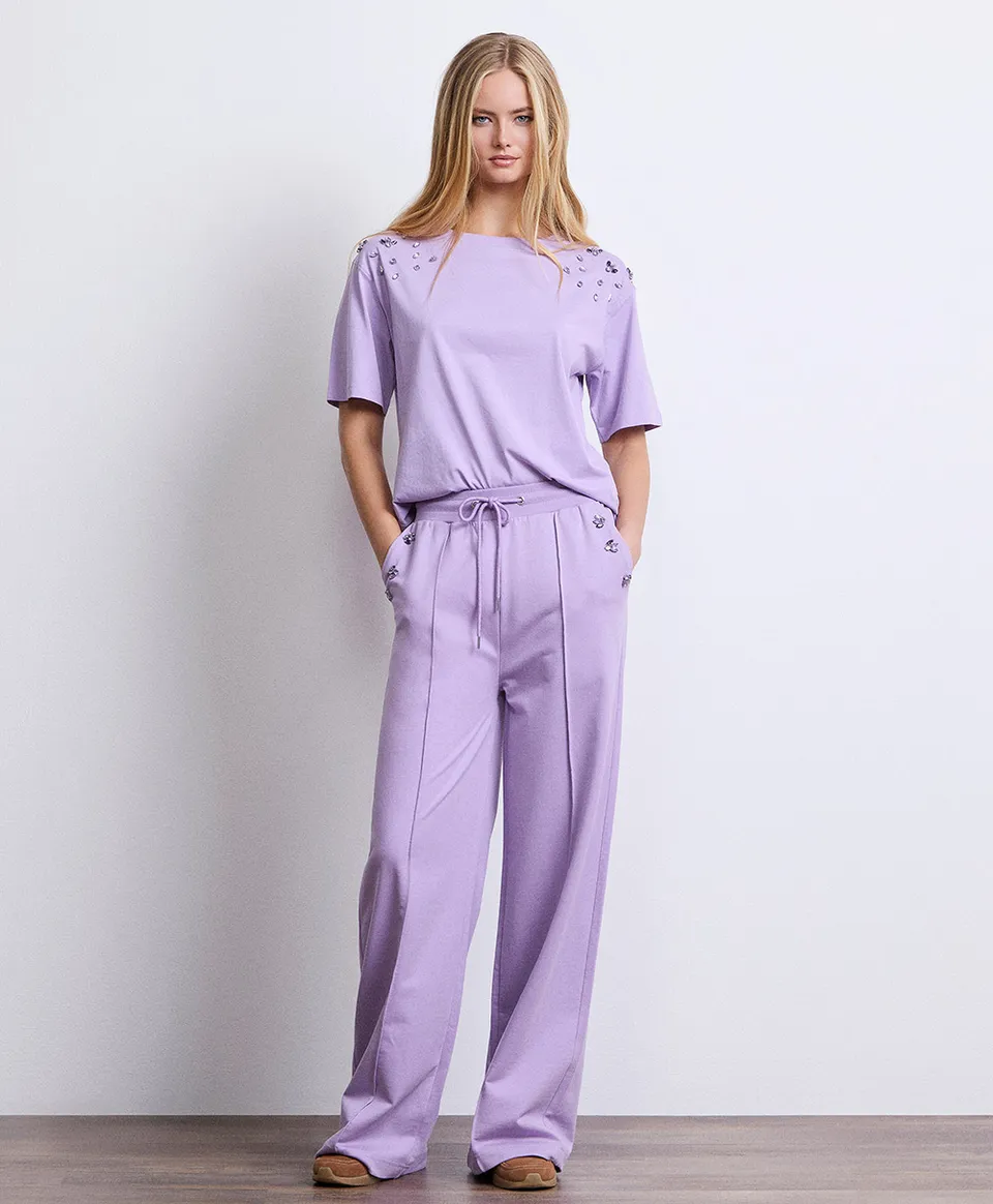 Markup Donna Jeans & Pantaloni Pantapalazzo con applicazioni pantapalazzo donna