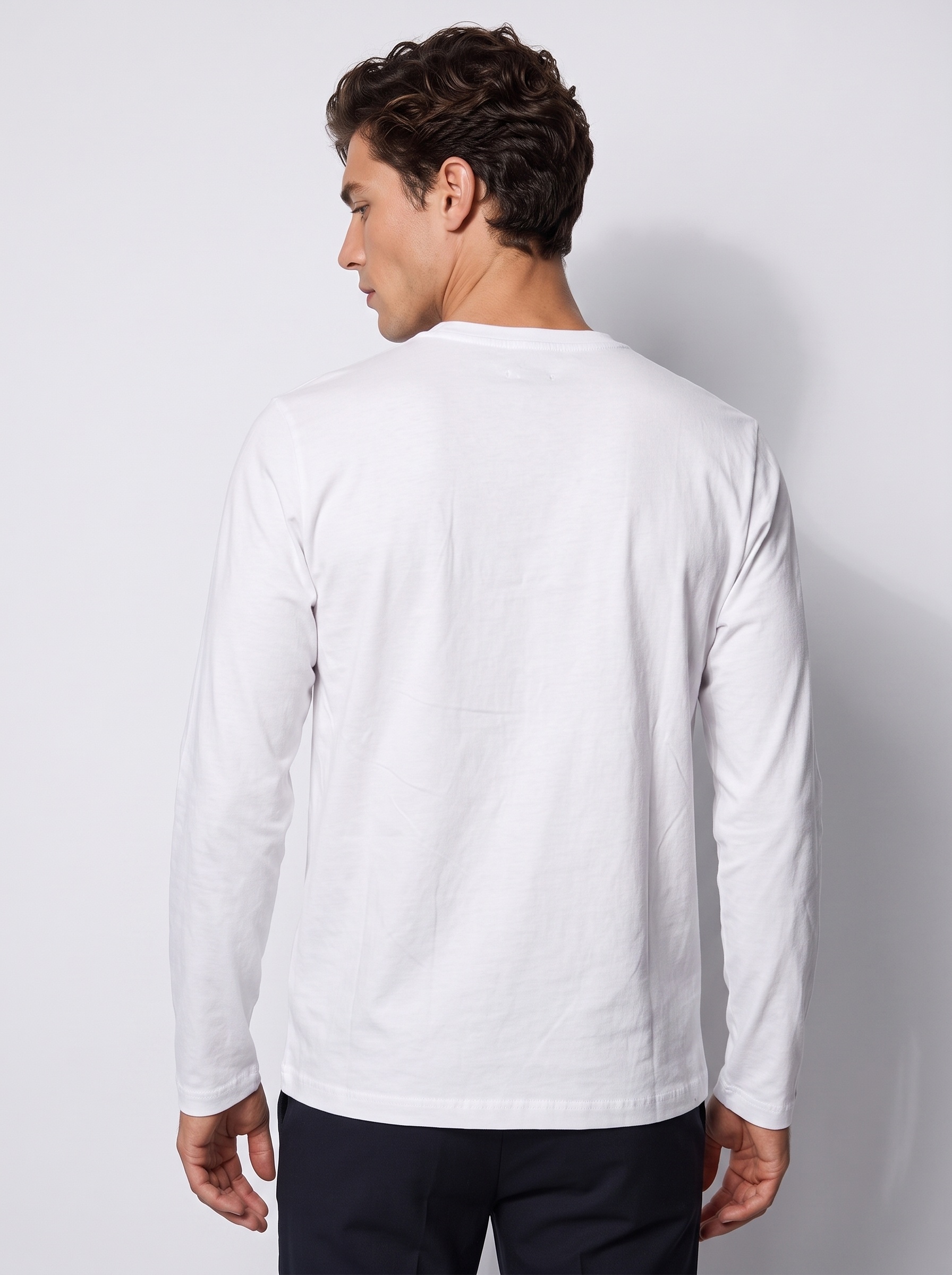 Markup Uomo Felpe & T-shirt T-Shirt Girocollo Manica Lunga Jersey Stretch uomo