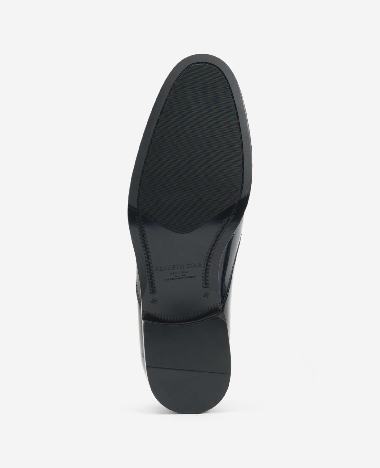 Kenneth Cole Reaction Shoes Tully Patent Slip-On Oxford scarpe nere