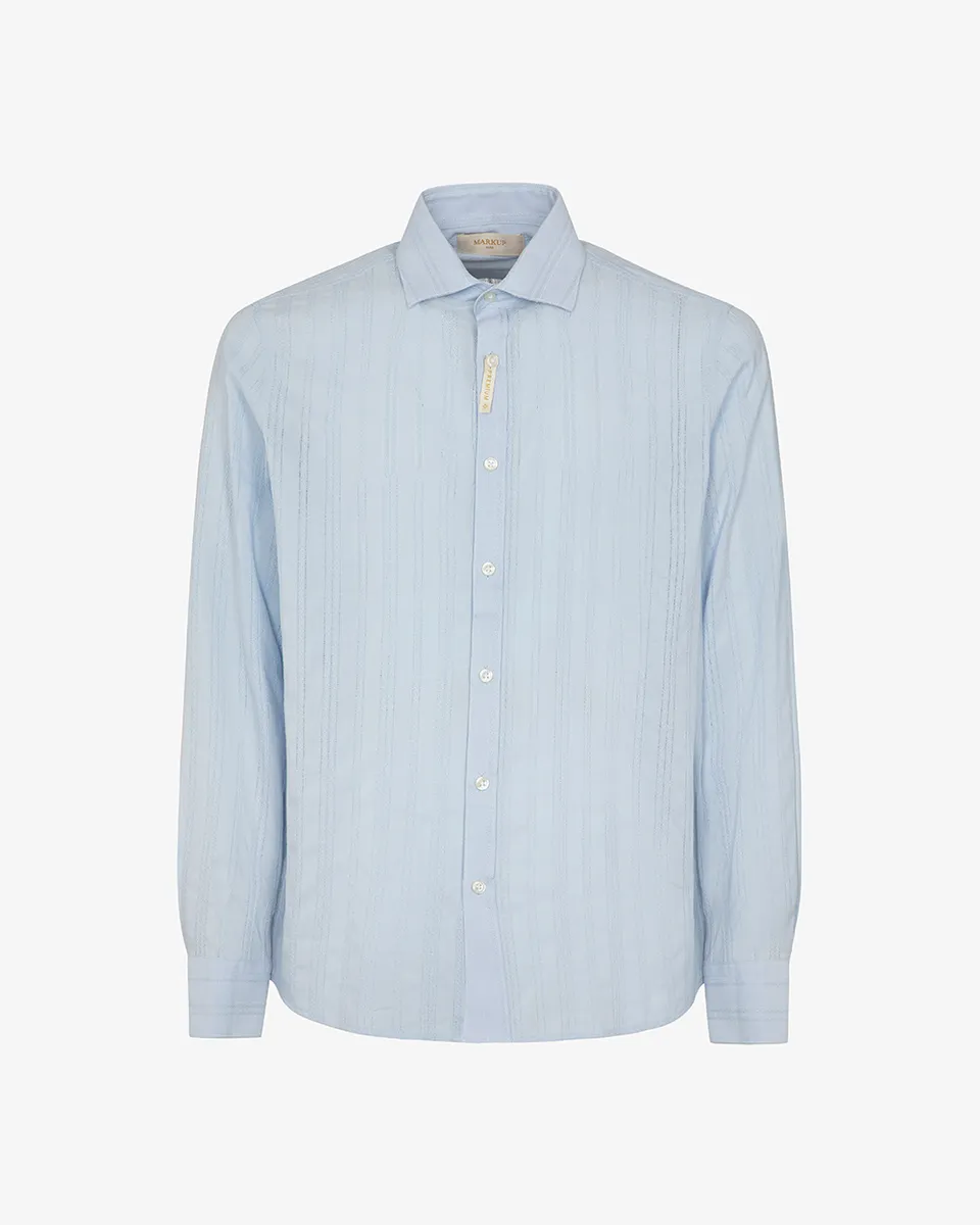 Markup Uomo Camicie Camicia crochet collo francese