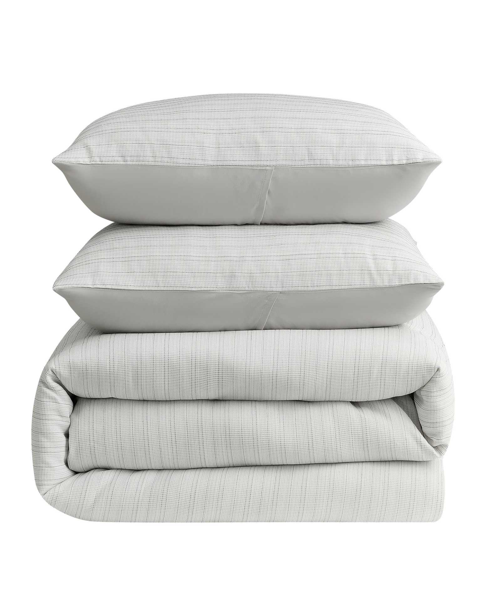 Kenneth Cole Reaction Home & Bedding Space Dye Grid comforter grigio Twin leggero