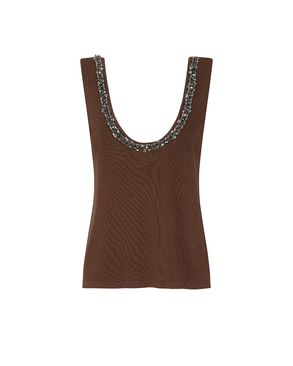 Markup Donna Top in maglia con applicazioni