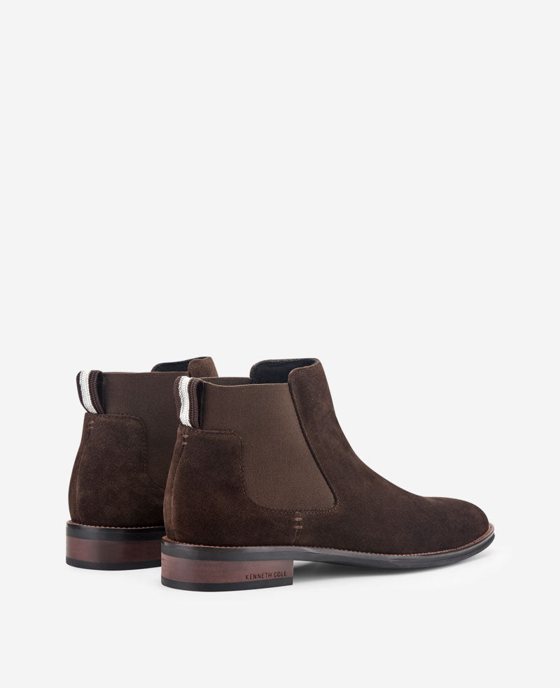 Kenneth Cole Reaction Shoes Tully Chelsea boot 7M marrone scamosciato