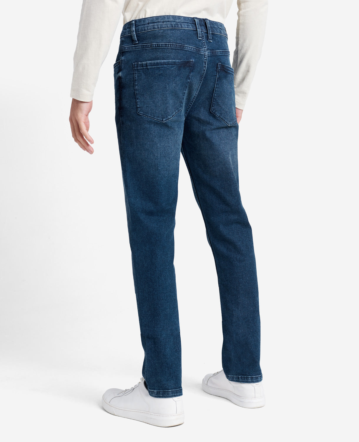 Kenneth Cole Reaction Clothing Slim-Fit Recycled Stretch Denim Jean jeans Bethune blu