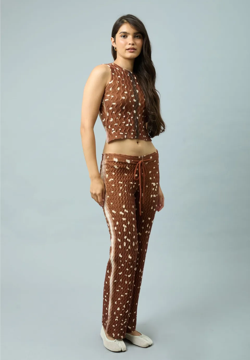 House Of Sunny Women's Shorts & Trousers BAMBI PEGGY PANTS pantaloni UK 6–18 jacquard