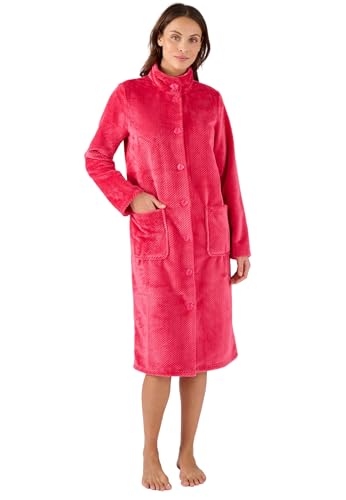 Damart Homewear Abito da camera Thermolactyl in maglia fantasia rosa XS 34-36