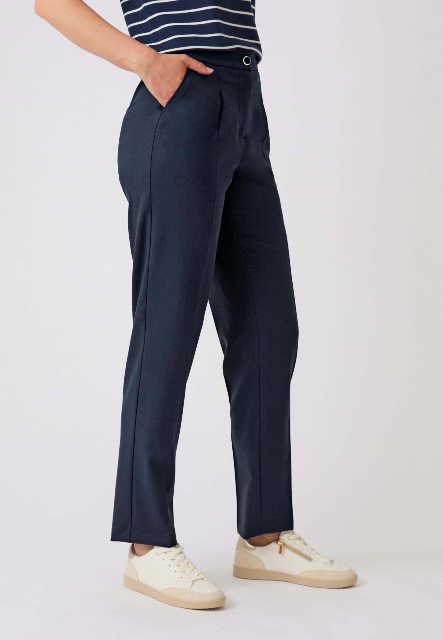 Damart Prêt-à-porter pantaloni donna cintura regolabile ampi