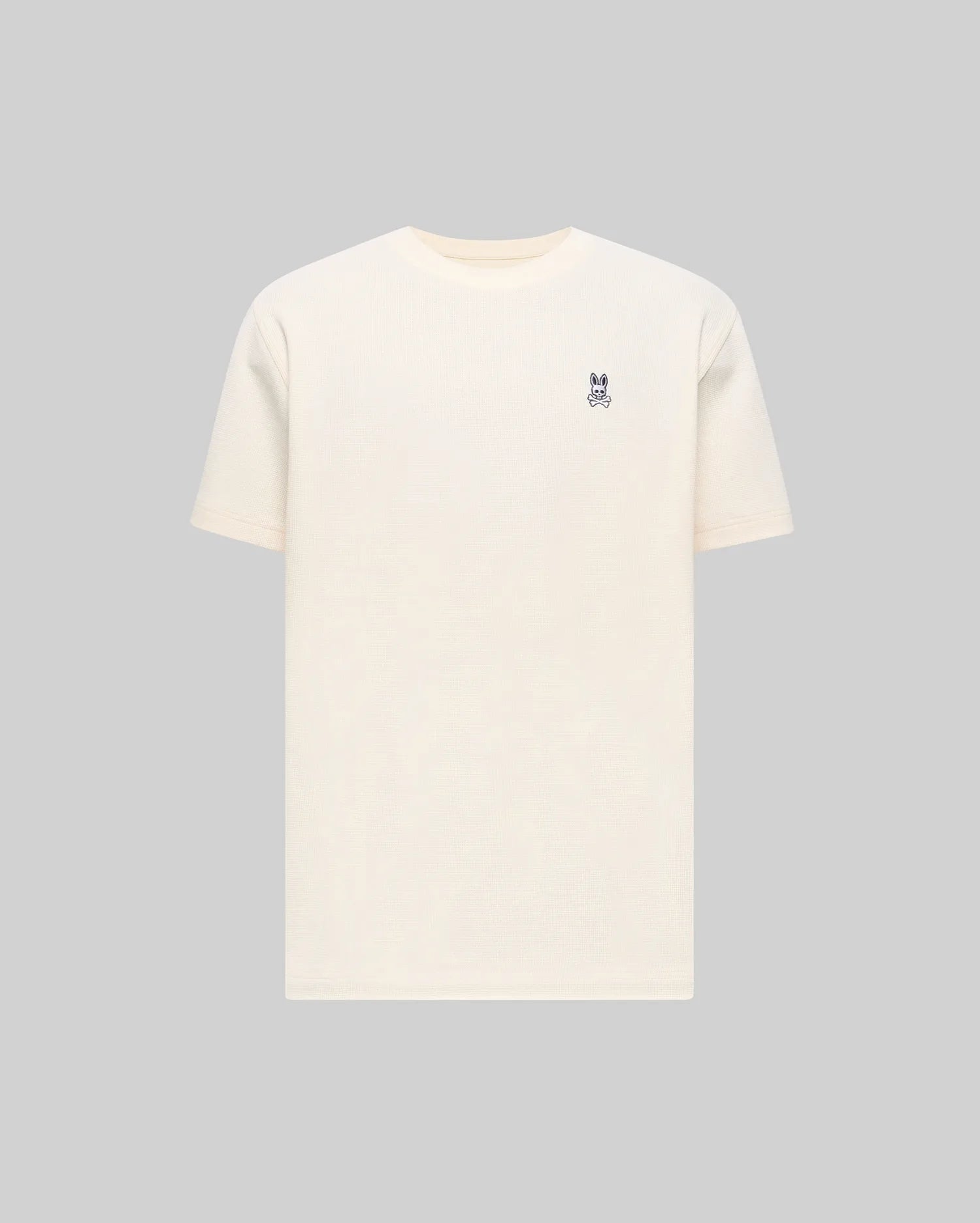 Psycho Bunny Men's Tees Maxton Waffle Tee MT0200325 T-shirt bianca
