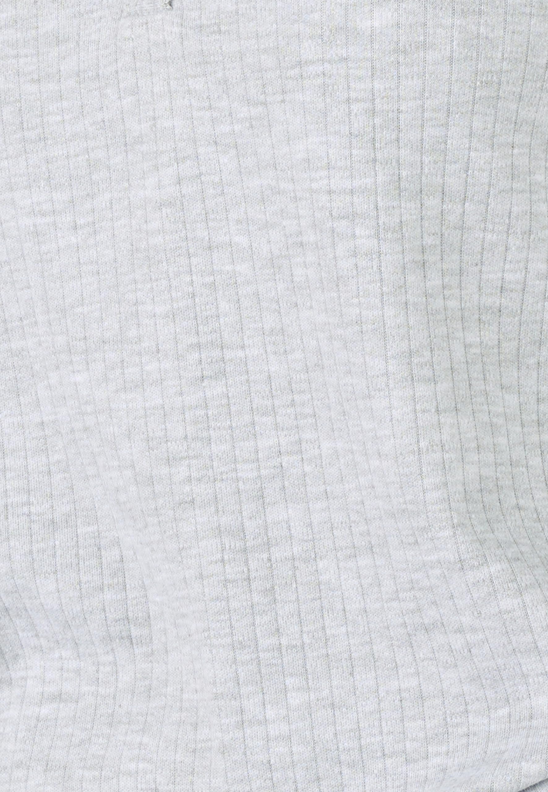 Damart Homewear pigiama interlock a costine grigio XS morbido