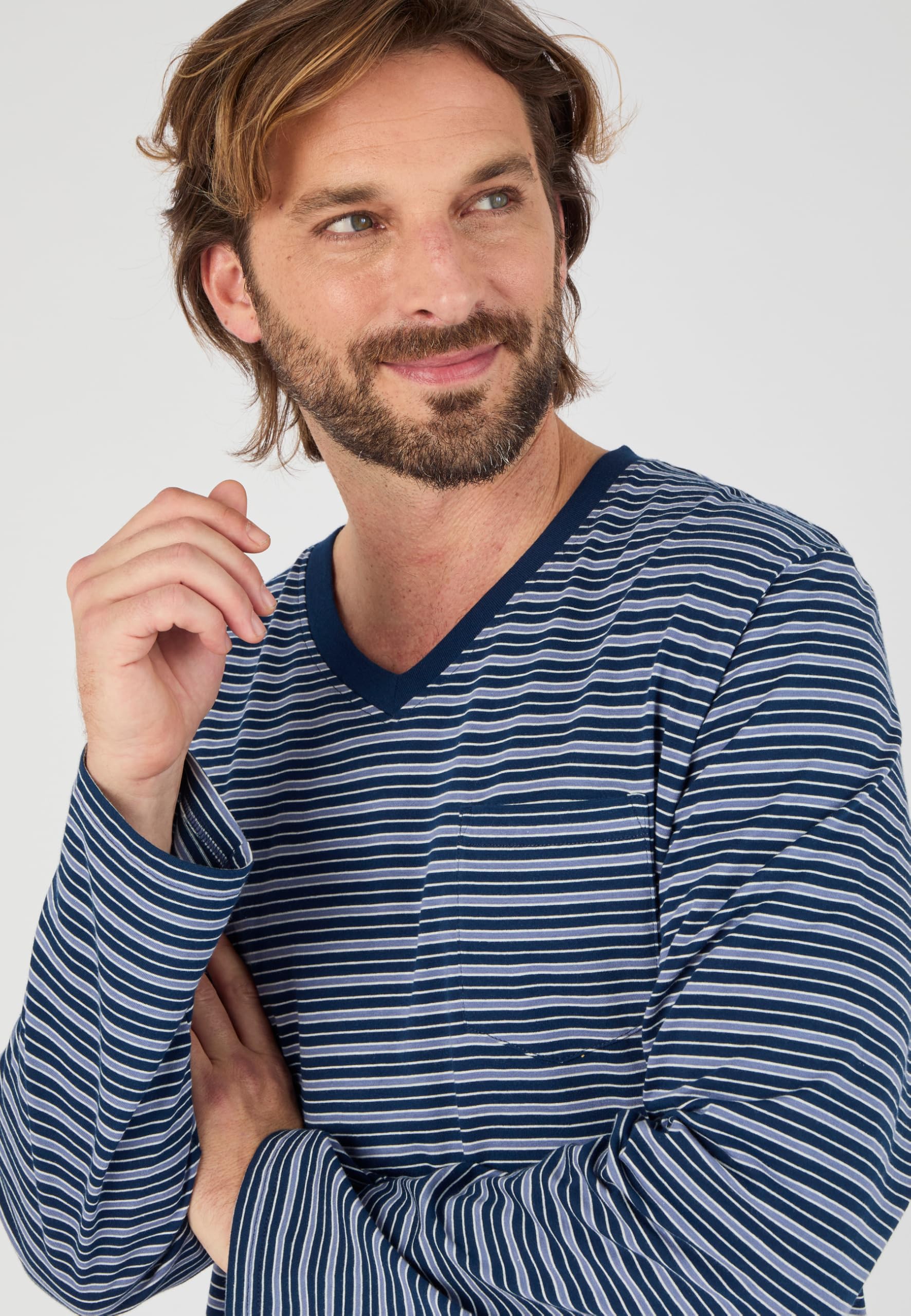 Damart Homewear pigiama in maglia jersey uomo S cotone