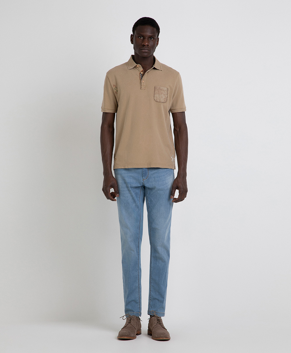Markup Uomo Felpe & T-shirt Polo piquet stampato