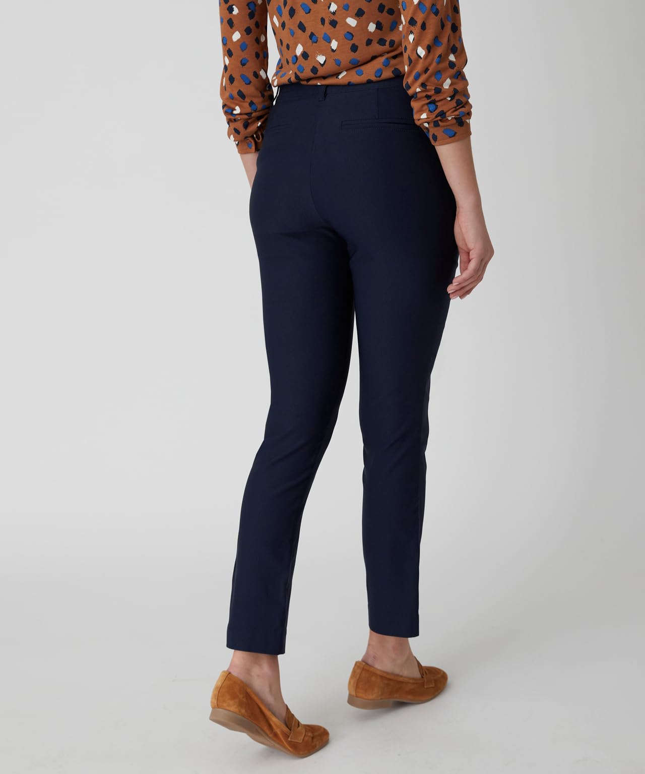 Damart Prêt-à-porter Pantaloni comfort 7/8 donna blu marine scuro 40