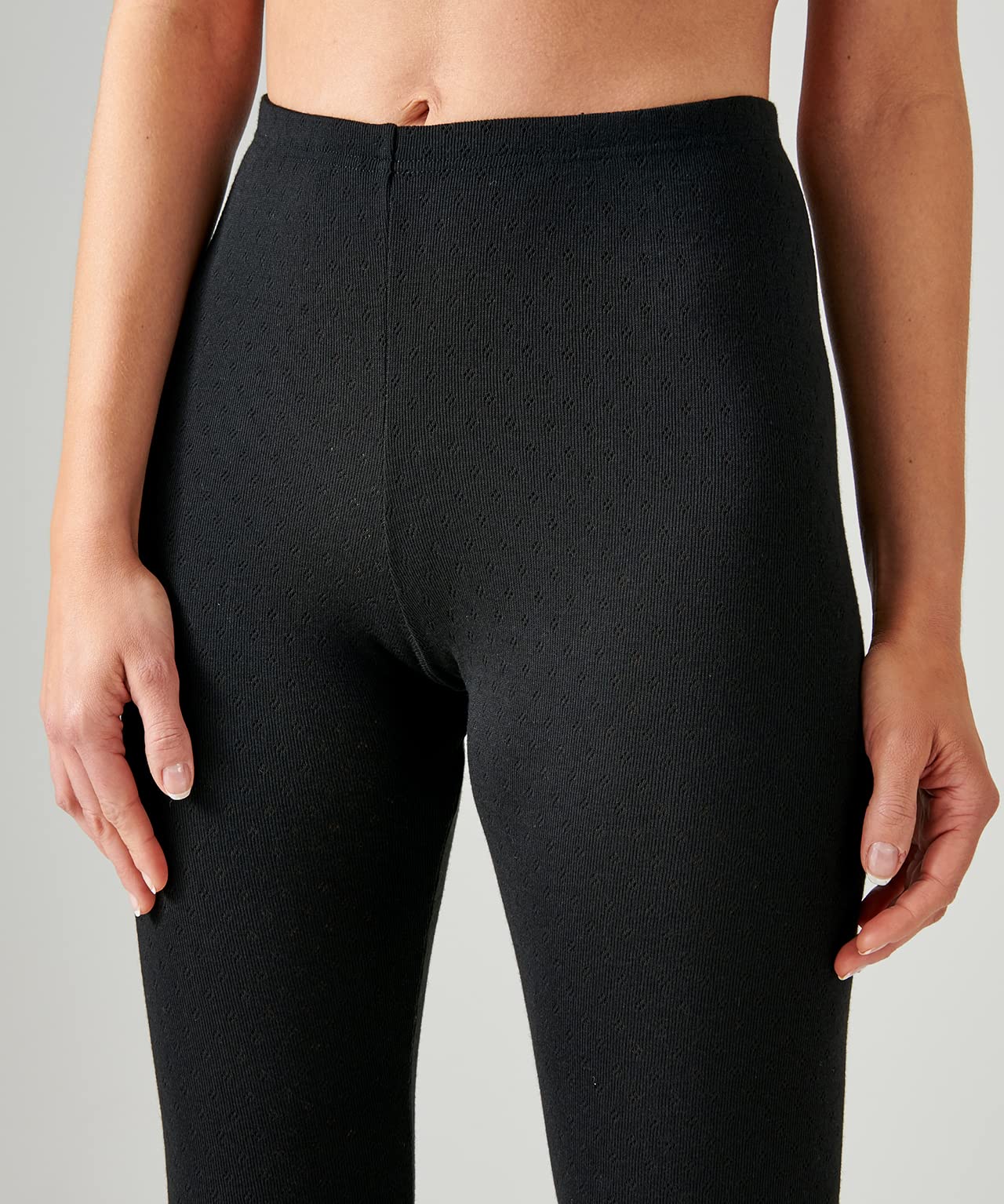Damart Thermolactyl leggings invernali traforati grigi calore Intense 4